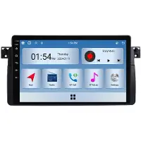 RoverOne 6G+128G Lecteur Multimédia Voiture Autoradio CarPlay Bluetooth Android Radio GPS pour BMW 3 Series E46 1998 - 2006