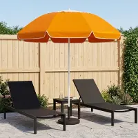 Prolenta Maison Exclusive - Parasol de jardin, 240 cm, polyester 170T, couleur orange