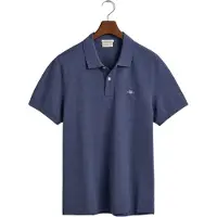 Gant T-Shirt saphir / gris clair / rouge / blanc
