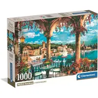 Ginza.se Puzzle 1000 Compact Balcon Vue Lac de Côme 39930