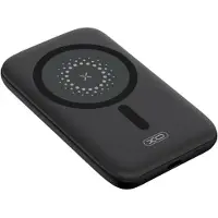 XO Powerbank compatible avec MagSafe 20W 5000mAh en noir Connecteur USB-C