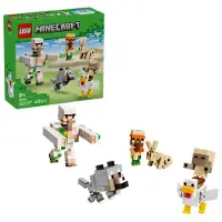 LEGO Attaque dans le désert avec un coq de combat