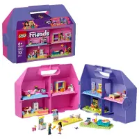 LEGO Portable Creative Dollhouse Construction Game 355 Pieces Rose Enfants