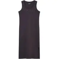 Emporio Armani pour femme. 7W001075_AF14883 Robe Precious grise (XS), Casuel, Coton, Sans manches / bretelles