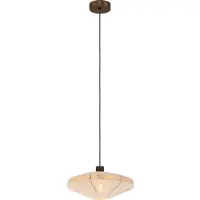 Eglo Lampe pendante Japandi Orimini Ø 38cm - bronze avec crème