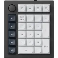 Keychron Q0 Max schwarz/weiss Gateron Jupiter Red Hot-Swap Aluminiumrahmen