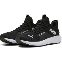 Puma Softride Enzo 5 Slip : Chaussures de sport pour femmes, modèle slip-on, couleur noire, idéales pour l'entraînement et les activités de loisirs