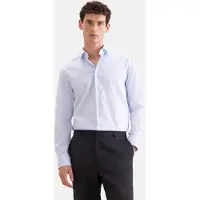 Seidensticker Chemise business 'Smart Classics' bleu clair / blanc