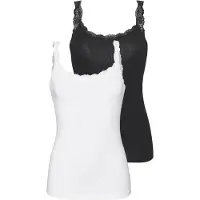 LASCANA Haut noir / blanc