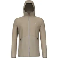 Salewa Veste à capuche Puez Merino Durastretch pour homme - , couleur : 7180-quicksand, taille : 50/L