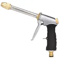 OEM Tête de tuyau d'arrosage avec embout caoutchouté, tête d'arrosage en cuivre haute pression pour l'arrosage du jardin et d'autres applications d'irrigation.