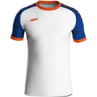 Jako Iconic Maillot manches courtes enfants - Blanc / Royal / Orange fluo