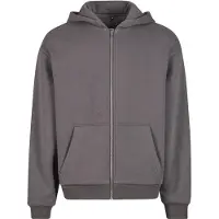 Build Your Brand Fluffy Full Zip Sweatshirt Gris M Homme
