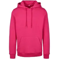 Build Your Brand Heavy Hoodie Rose XL Homme