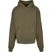 Build Your Brand Ultra Heavy Cotton Box Hoodie Vert XL Homme