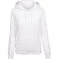 Build Your Brand Organic Hoodie Blanc M Femme
