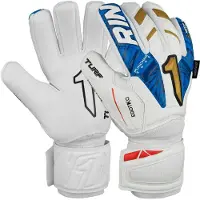 Rinat Egotiko Vengador Spine Turf Basic Junior Goalkeeper Gloves Blanc 5 Enfants