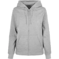Build Your Brand Basic Full Zip Sweatshirt Gris M Femme