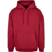 Build Your Brand Basic Oversize Hoodie Rouge 4XL Homme