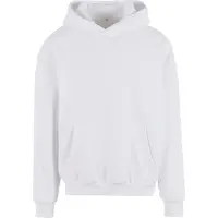 Build Your Brand Ultra Heavy Hoodie Blanc 5XL Homme