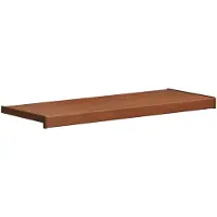 vidaXL Appui de fenêtre Bois brun 60 x 30 x 4,5 cm PVC