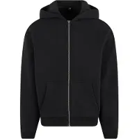 Build Your Brand Fluffy Full Zip Sweatshirt Noir L Homme