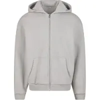 Build Your Brand Fluffy Full Zip Sweatshirt Gris L Homme