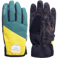 Elbrus Pointe Gloves Vert,Jaune S-M