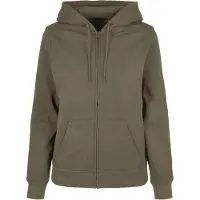 Build Your Brand Basic Full Zip Sweatshirt Vert XS Femme