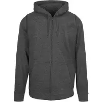 Build Your Brand Basic Full Zip Sweatshirt Gris XL Homme