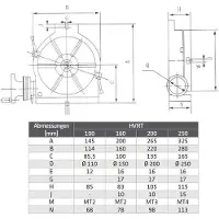 Elmag Table ronde horizontale/verticale , 82850