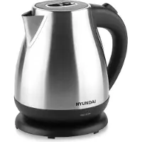 Hyundai Bouilloire HYUVK782 I 2200 W I Capacité 1,7 L I Arrêt automatique I Protection contre la surchauffe I Acier inoxydable