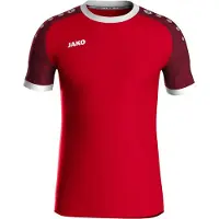 Jako Iconic Maillot manches courtes hommes - Rouge sport / rouge vin