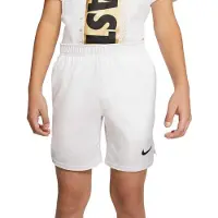 Nike Short pour enfant NikeCourt Flex Ace Blanc/Blanc/Noir, taille XL
