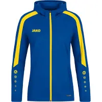 Jako Veste à capuche Power Femme - Royal / Jaune