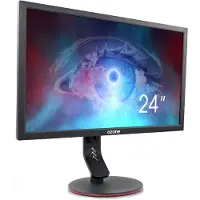 Ozone DSP24 240 Moniteur de jeu, 1920 x 1080 Full-HD, 24 pouces, base solide, 1 ms, 240 Hz, Freesync, HDR, HDMI, noir