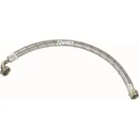 Ribimex Tuyau Tressé Inox 70 Cm Raccord 1' (26x34) Pour Pompe D'arrosage