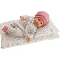 Antonio Juan 11115 KIKA - poupée réaliste avec sons et corps souple en tissu - 27 cm