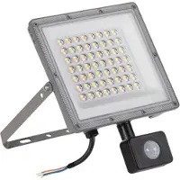 Kanlux S.A. Projecteur à LED ACETE 50W CCT SE GR avec détecteur de mouvement IP44 couleur variable 38498