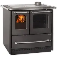 La Nordica Poêle de cuisine | SOVRANA EASY.16 | 7,5 kW | Noir anthracite