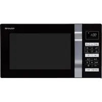 Sharp Home Appliances R760BK, Plan de travail, Micro-ondes combiné, 23 l, 900 W, Affichage intégré, Tactile