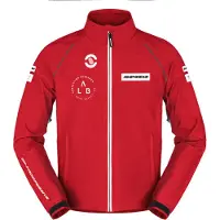 Spidi Veste textile Pit Lane pour moto, rouge, taille XL