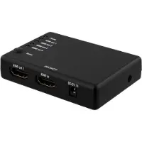 Deltaco Répartiteur HDMI, 1 entrée HDMI, 4 sorties HDMI, 10,2 Gbit/s, noir