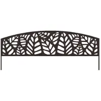 Nortene Bordure métal décoratif à planter ATHEA - 0,40 x 1m - Brun