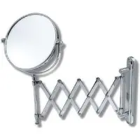 Novaservis Accessoires de salle de bains - Miroir cosmétique grossissant, coulissant, chrome 6968,0