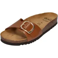Scholl Chaussures pour femmes, mules KATHLEEN - cognac, pointure : 37 EU