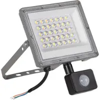 Kanlux S.A. Projecteur LED ACETE 30W CCT SE GR avec détecteur de mouvement IP44 couleur variable 38497