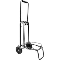 ORYX Chariot pliable - Porte-bagages avec corde élastique 93,5x33x44 cm. Jusqu'à 50 Kg.