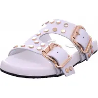 Cafe noir Mules CAFeNOIR pour femmes, couleur blanche, taille 37