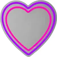 Lumineo Lumière Décorative Heart 33 X 32 X 2 Cm